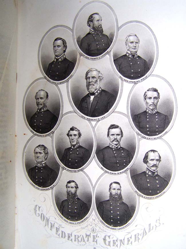 A Framed Grouping of the Leading Military and Civilian Leaders of the Civil War published in 1866 — image 6